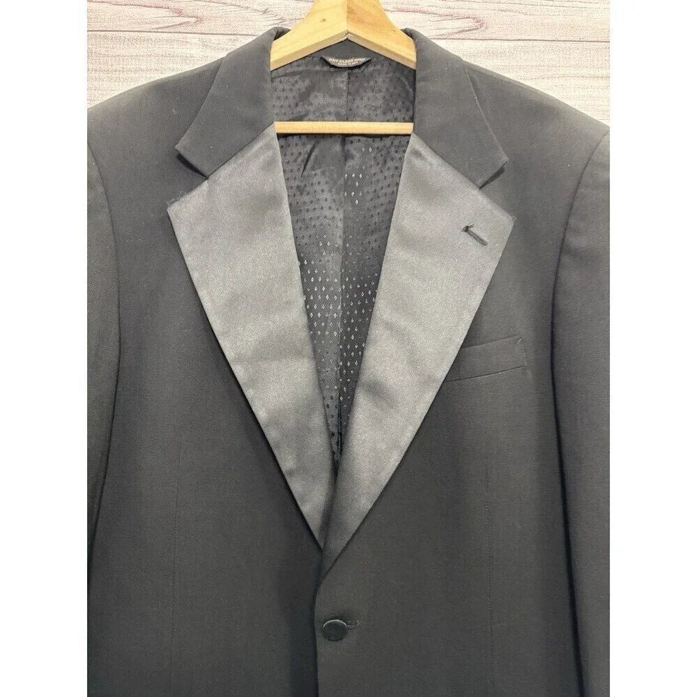 Vintage Bliss Blass Men's Wool Blazer 100% Pure Wool Large/XL Elegant Wear